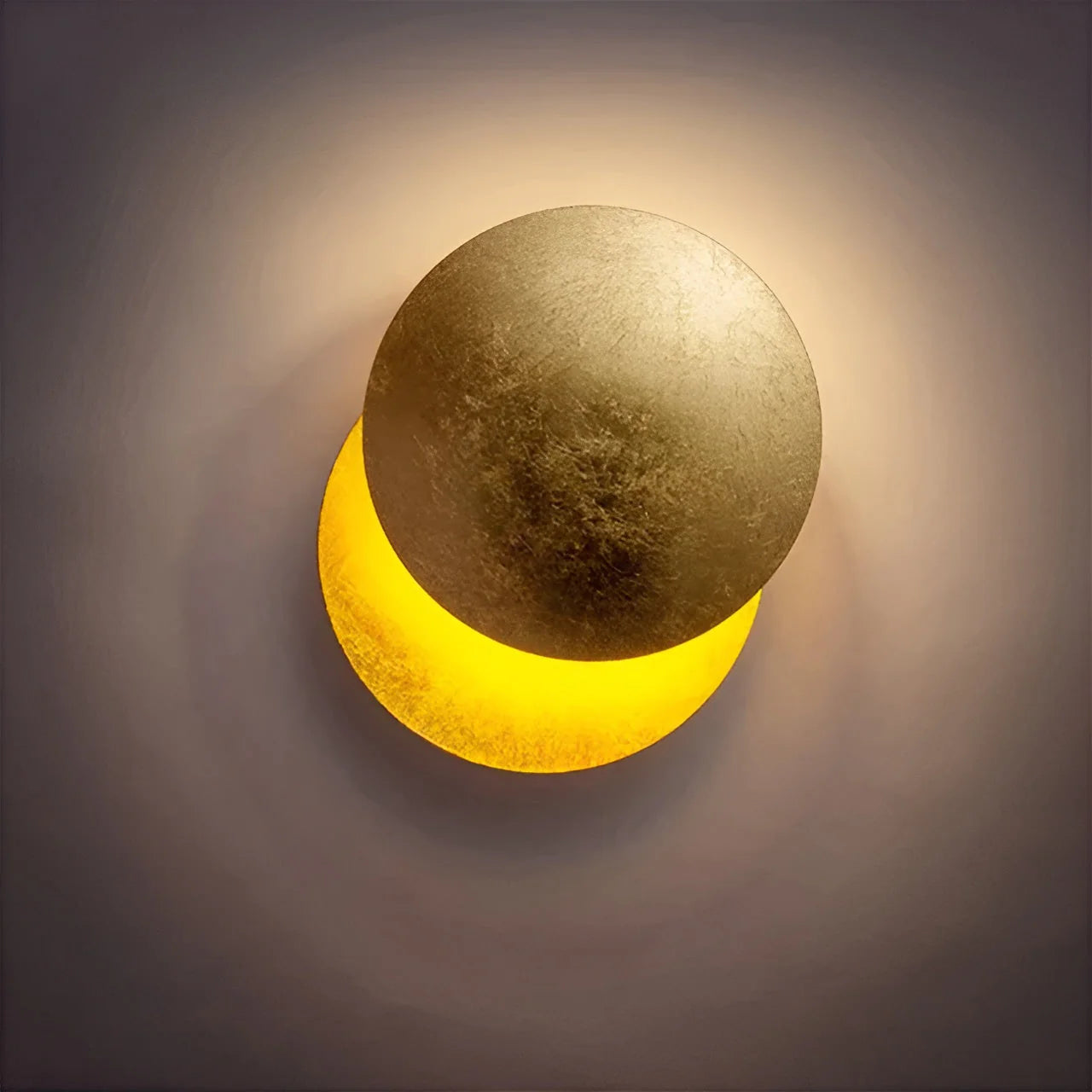 Lunara Halo | 360° Rotating LED Wall Light with Ambient Glow