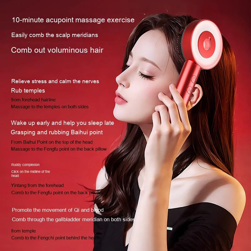 Infrared Scalp Massager and Hair Care Comb