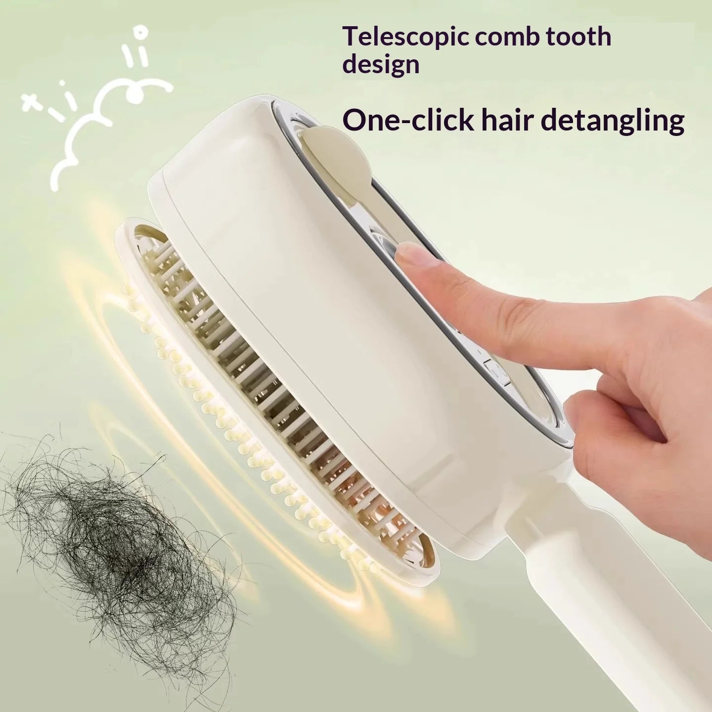 Electric Airbag Massage Comb with Essential Oil Atomization - Anti-Static Hair Brush for Enhanced Styling and Care