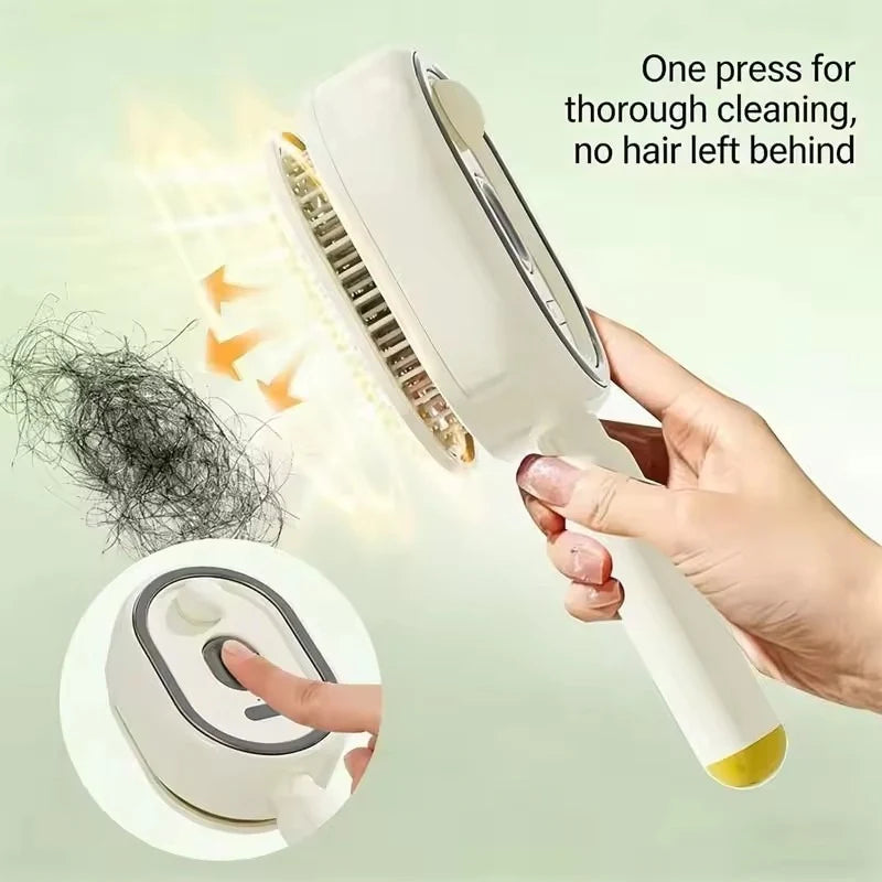 Electric Airbag Massage Comb with Essential Oil Atomization - Anti-Static Hair Brush for Enhanced Styling and Care
