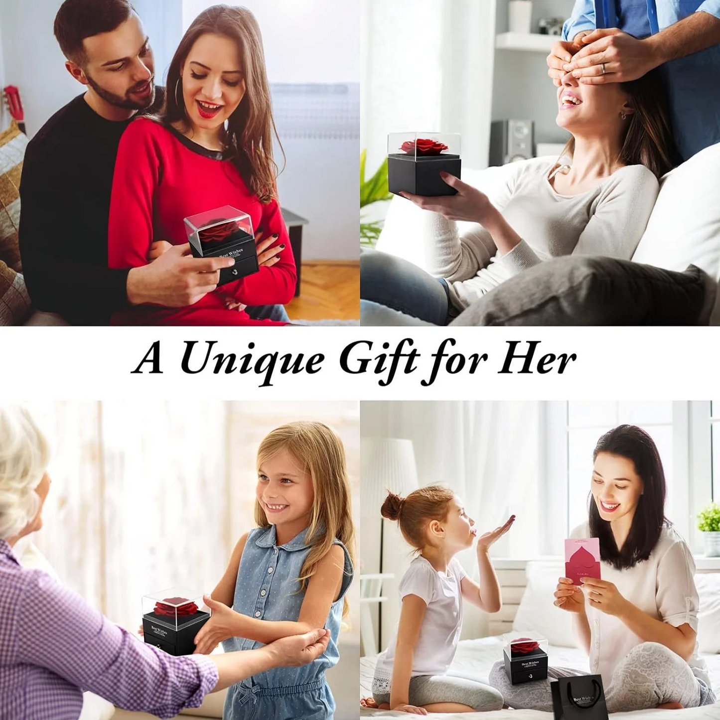 Eternal Love Red Rose Necklace - A Timeless Gift for Her