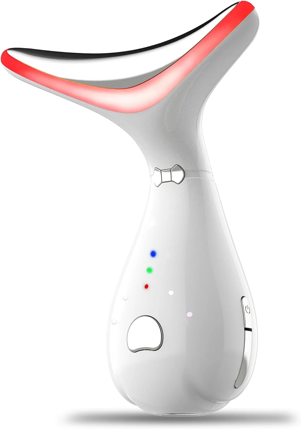 3-in-1 Portable Neck and Face Beauty Device for Advanced Skin Care: Facial Massager with Sculpting, Vibration, Thermal, and Microcurrent Treatments