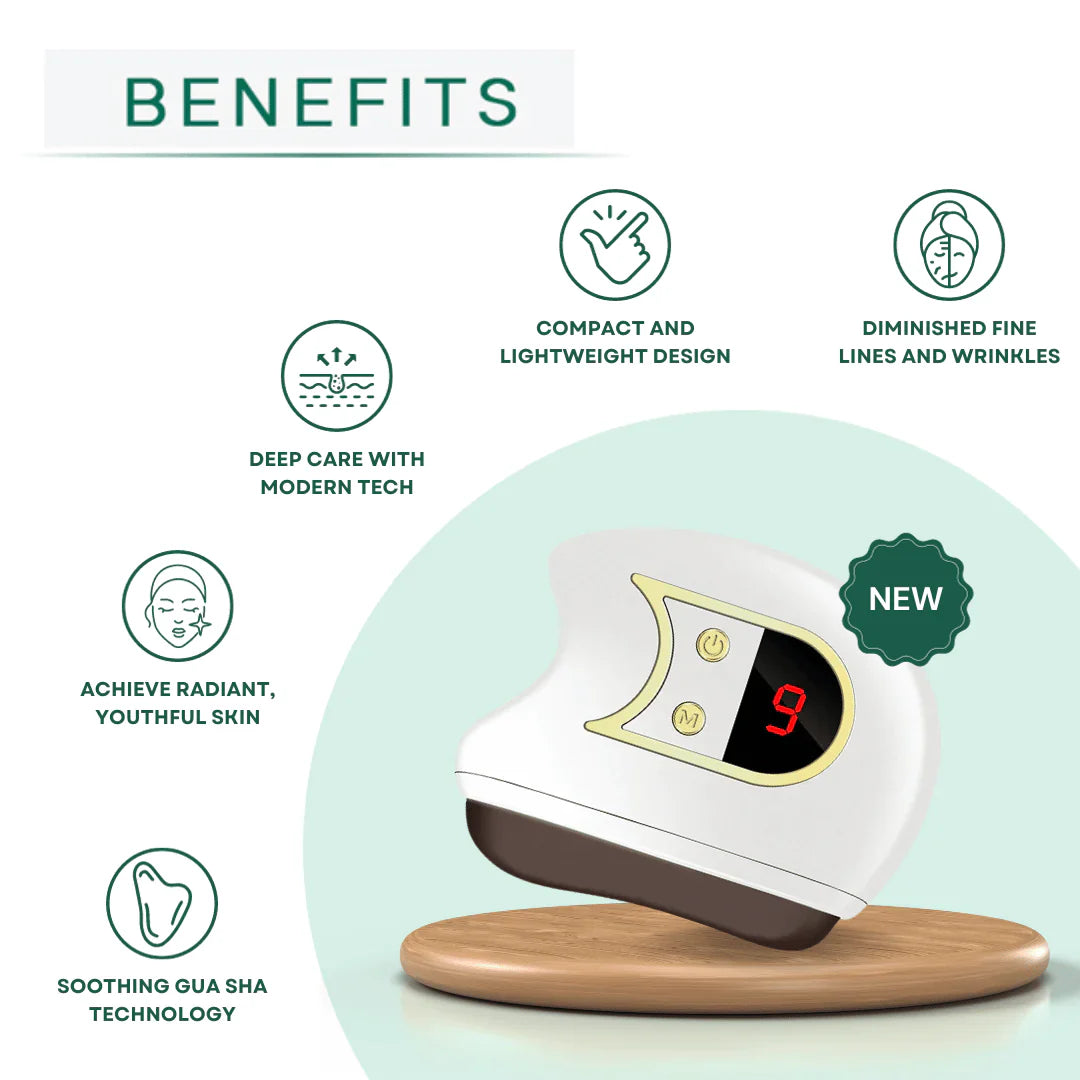 Lift, Sculpt, and Illuminate Toolkit - Set of 3 LED Therapy, Electric Gua Sha, and Microcurrent Toning Devices for Radiant Skin