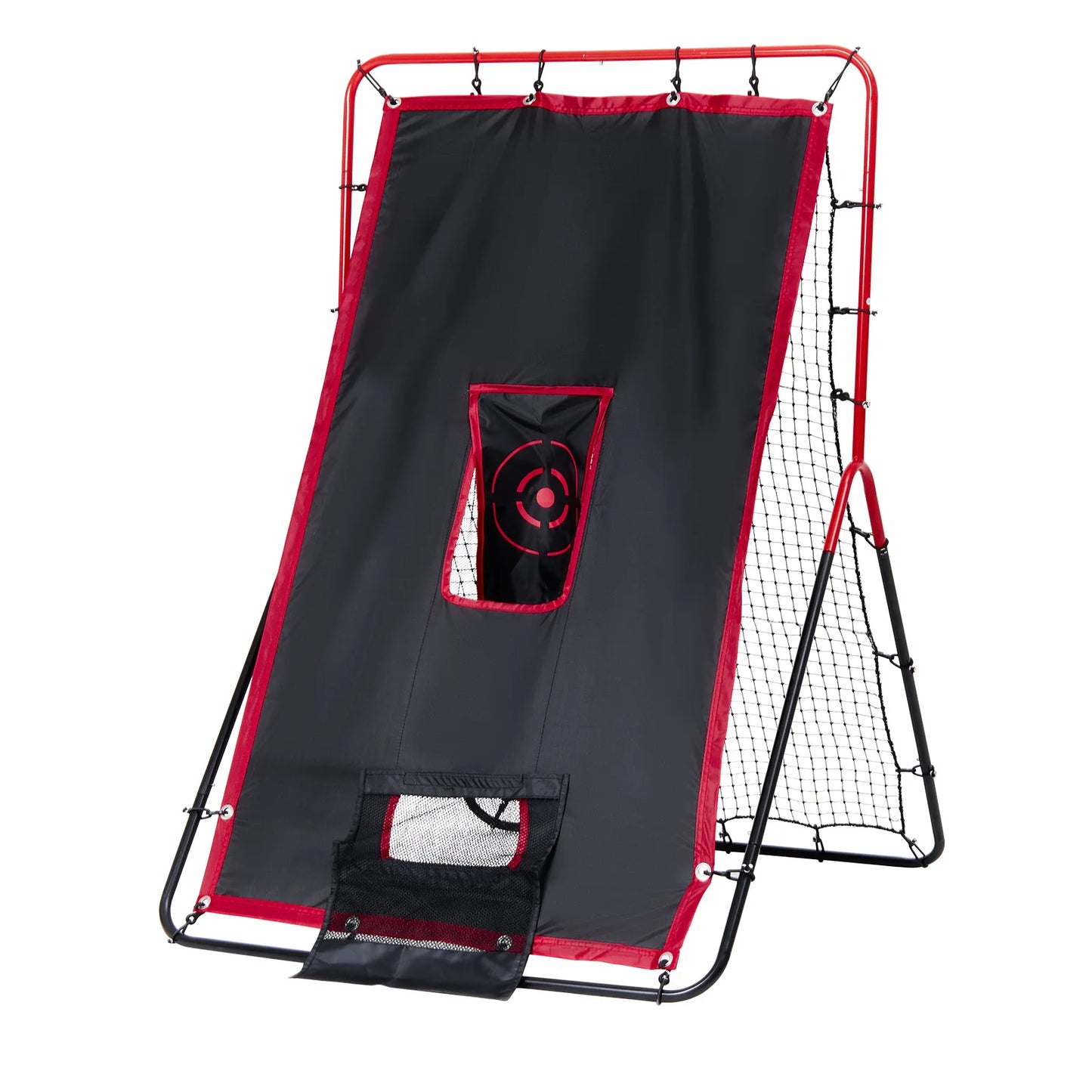 Ultimate Dual-Sided Baseball & Softball Rebounder Net - 3.5 x 4.5 Ft Pitch Trainer for Perfecting Your Skills!