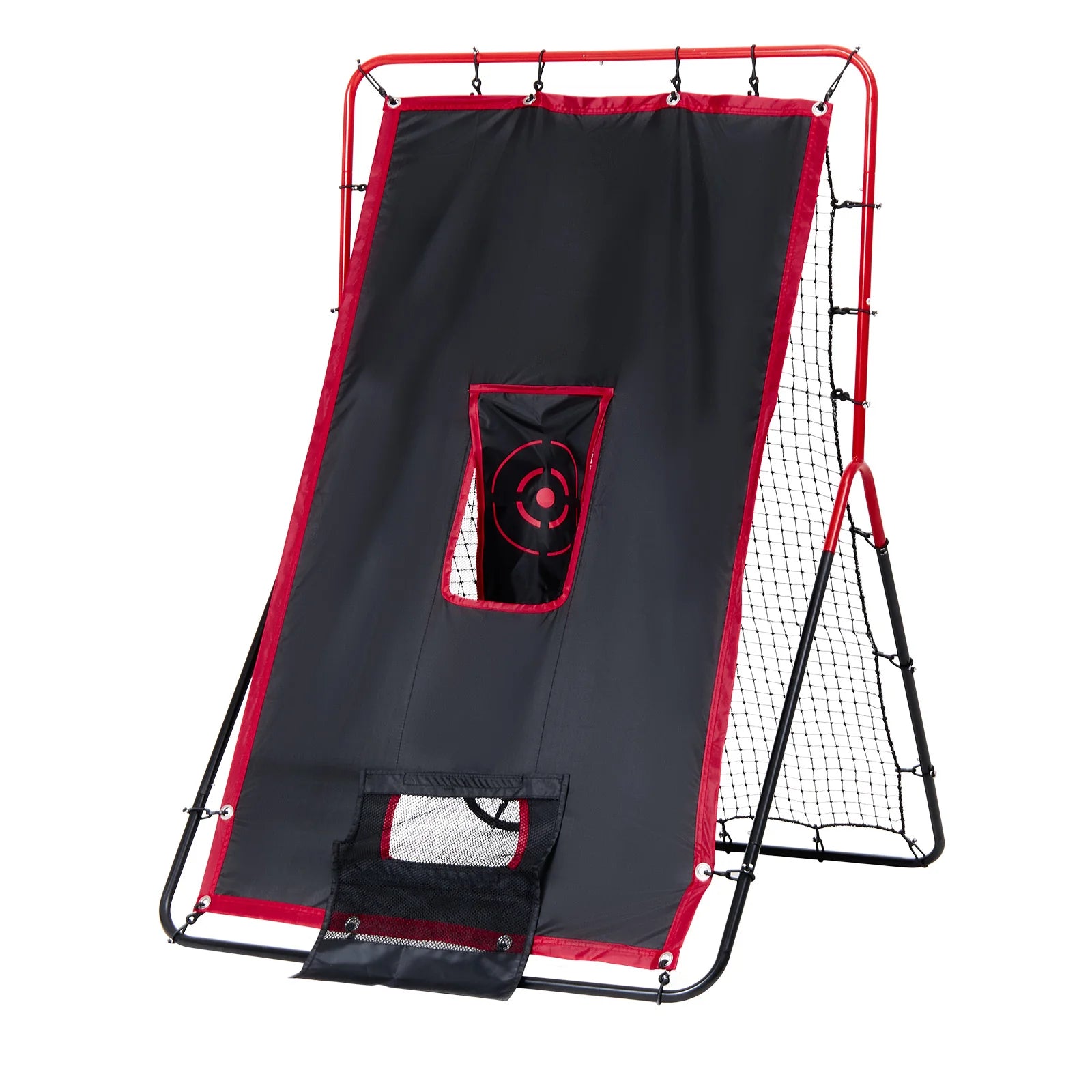 Ultimate Dual-Sided Baseball & Softball Rebounder Net - 3.5 x 4.5 Ft Pitch Trainer for Perfecting Your Skills!