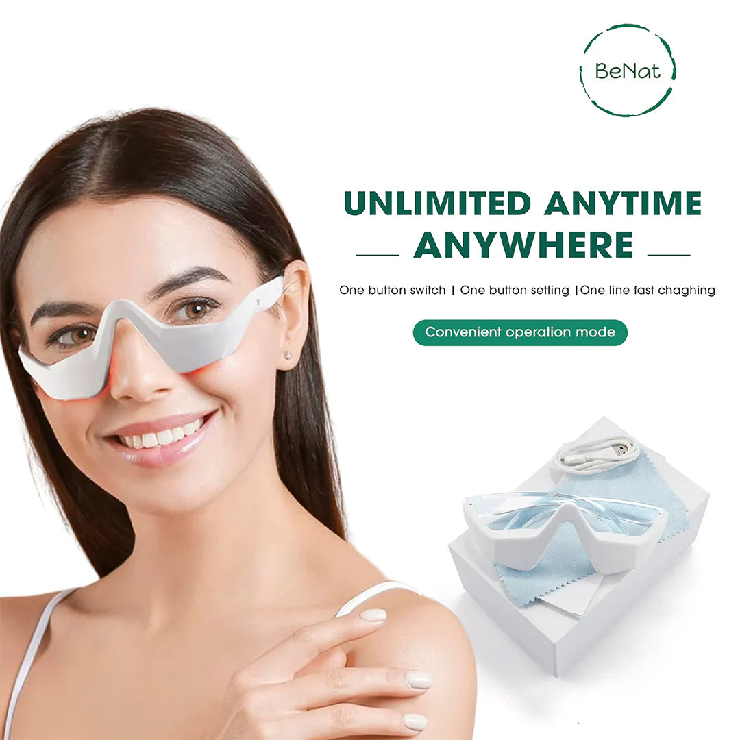 Under-Eye Red Light Therapy Rejuvenation and Relaxation System