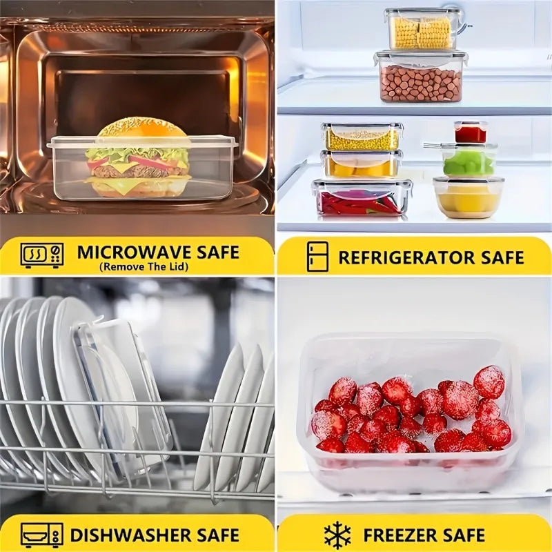 48-Piece BPA-Free Food Storage Set: 24 Airtight Containers with Lids and Labels for Kitchen, Pantry, and Travel Organization