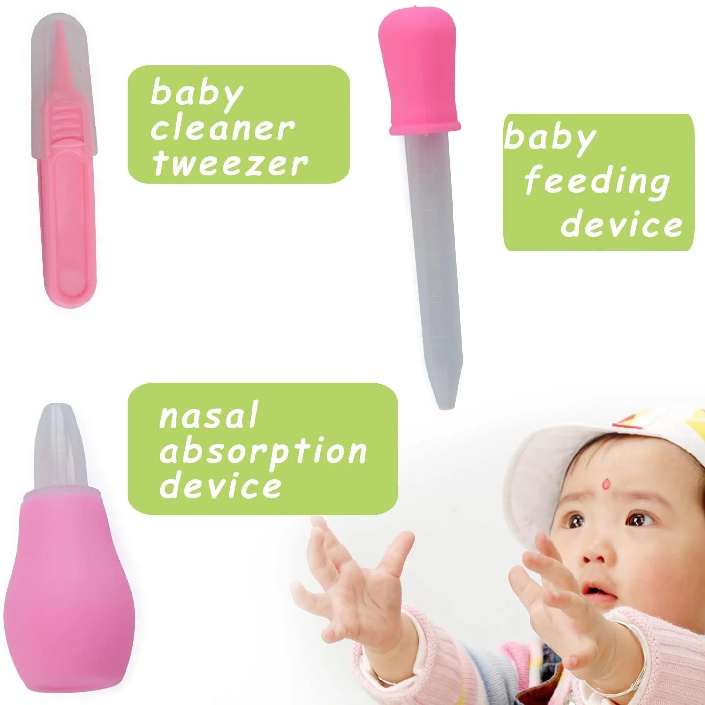 10-Piece Portable Newborn Baby Care and Grooming Set
